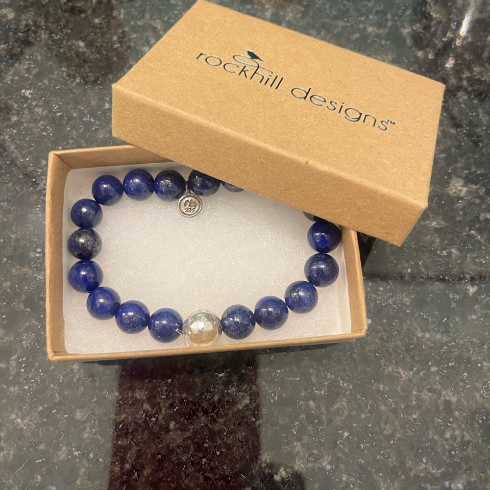 Rockhill Designs Blue Lapis Beaded Bracelet